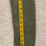 The North Face Women's Sweater Large Green Shawl Collar Fleece Lined Sweater Photo 7