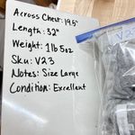 Verve Ami  Striped Open Front Cardigan Gray Light Gray Size Large Photo 11