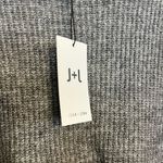 John + Jenn New with tags  Grey pink stripe knitted crop sweater Photo 4