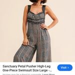 Free People  Marley Plaid Jumpsuit new with tags size Xs but fits generou… Photo 3