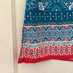 Panhandle  Blue and Red Patterned Tank Top Photo 8