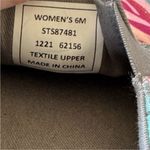 Sperry Pink and Green Tropical Print Sneakers Photo 9