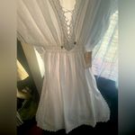 Surf Style COPY - White linen  lightweight dress-NWT Photo 3