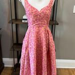 Jill Stuart Jill  Sweetheart Fit and Flare Dress Babydoll Pink Womens Size 4 Photo 4