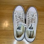 Converse  Chuck Taylor All Star Lift Platform Canvas White Sneakers - Size 7 Photo 4