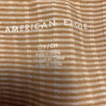 Aerie Cropped Yellow Stripped Top Photo 1