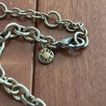 J CREW gold tone crystal rhinestone cluster necklace Gold Photo 3