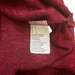 American Eagle NWT, Outfitters Textured Burgundy Tunic Sweater, Back Lace, Sz M Photo 12