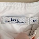 LEI Women’s Orange & White Bali Beach Swim Board Shorts Medium Photo 3