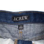 J.Crew  Denim Midi Skirt Front Slit Dark Wash Size 25 Style BY456 Photo 7