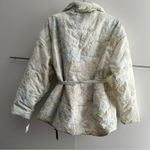 BLANK NYC  Size M Puffer Jacket Anthropologie Bennie Blue White Coat Cozy Outdoor Photo 7