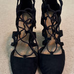 Christian Sirianio Christian Siriano Black Heels Lace-Up Photo 0