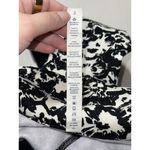 Lululemon  Cozy Cuddle Up Jacket Black White Fleece High Collar Zip Jacket Size 2 Photo 11