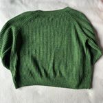Green Cableknit Sweater Photo 2