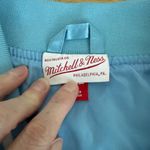 Mitchell & Ness  Full Snap Jacket Satin Size 2XL Blue Photo 2