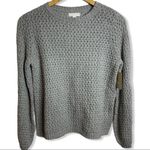 14th & Union  grey popcorn crewneck sweater XS new Photo 2