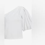 EXPRESS NWT Skimming One Shoulder Puff Sleeve Tee Size XS Photo 4