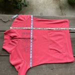 American Eagle  Womens Sweatshirt Size XS Quarter‎ Zip Neon Pink Lightweight Photo 9