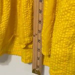 J.Crew  Ruffle Trim Tiered Dress size small yellow Photo 6