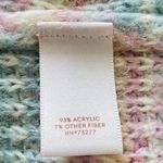 LC Lauren Conrad Pastel Striped Cable Knit Sweater Photo 6