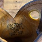 Old West  Brown Cowboy Boots Size 5‎ Photo 8