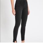 Frame  Le Skinny de Jeanne Faded Black Skinny Chewed Hems Jeans. Size 30 Photo 11