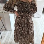 Blu Pepper  floral midi flowy dress Photo 3