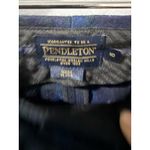 Pendleton  Pants Women 10 Blue‎ Green Tartan Plaid Virgin Wool Tartan USA M Photo 2