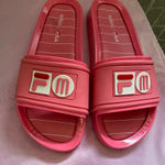 Melissa  Pink and White Sandals with Sporty Design Photo 0