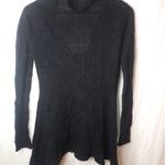 XTaren  Black Waterfall Long Cardigan Sweater S Photo 3