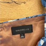 Majorelle  - Ailish Ditsy Floral Mini Dress in Blue & White Photo 2