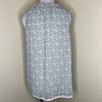 Max Studio  Peasant Top LARGE Dainty Ditsy Floral Cottagecore Ruffle Feminine NEW Photo 1