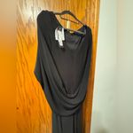 Betsy and Adam  NWT Long 3/4 Sleeve Cowl Neck Drape Back Gown Size 14 A23033 Photo 13