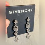 Givenchy  earrings: NWT silvertone setting with beautiful stones, beautiful gift Photo 2