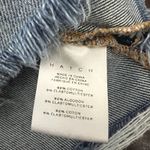 HATCH Maternity The Cut Off Jean Shorts Women's Size 27 Denim Distressed Stretch Blue Photo 10