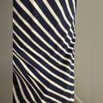 Navy blue & white stripped summer dress​ size xs Red Photo 1