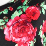 Womens Rose Floral Romantic Casual Bold Blouse Top Size XXL Pioneer Woman Black Photo 5