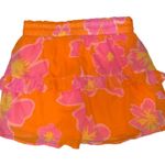 White Birch NWT Floral Printed Women’s Shorts Size Large Ruffles Pull on casual Photo 11