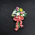 Flower Bouquet Pin Pink Photo 2