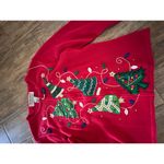 Tiara International Vintage Women's Christmas holiday Cardigan Sweater Size S Photo 1