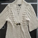 Apt. 9 Vintage Fisherman Quiet Luxury Sweater Cream‎ Coastalcore Cable Knit Y2K Women M Photo 1