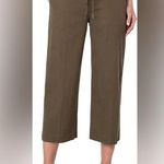 NWT Stitch Fix Liverpool Kelsey Culotte w/Tie Front Waist Band Olive Grove 12/31 Green Photo 0