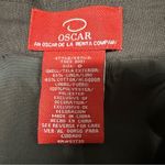 Oscar de la Renta Linen Brown 3 Quarter Bell Sleeve Hook Front Top Jacket Size 8 Photo 9