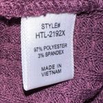 Zenana Outfitters NWOT Merlot Soft Waffle Knit Slub Reverse Seam Casual Top - 2X/3X Photo 2