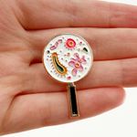 Biology, Chemistry, Science Enamel Pin | Scientist Biologist Pin White Photo 0