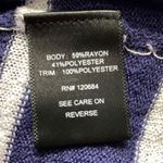 Torrid COPY - Blue and White Striped Shark bite Pullover Sweater Size 2 (2X) Photo 6