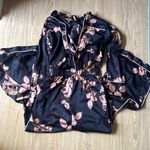 FLORAL PAJAMA JUMPSUIT Size XS Photo 0