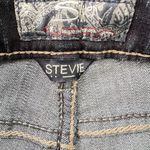 Silver Jeans SILVER Stevie Jeans Women's 27x31 Fit 30 Tapered Skinny Stretch Wisker Dark Wash Photo 2
