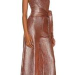 Free People Shimmer and Shine Metallic Bronze Jumpsuit Playsuit Photo 2