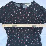 Rewind Black Floral Long Sleeve Lightweight Dress Size Large NEW with Tags Photo 4
